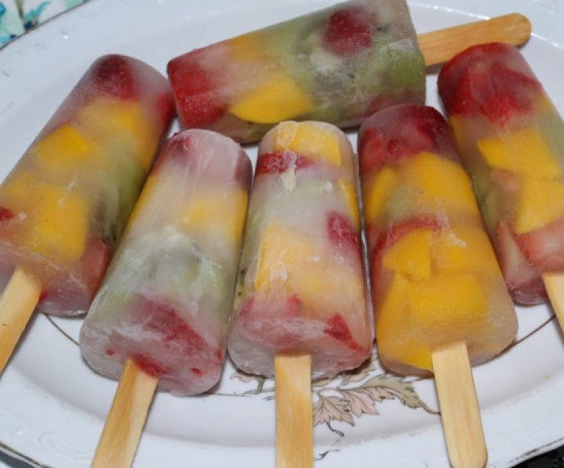 Aprenda a fazer picolé de frutas