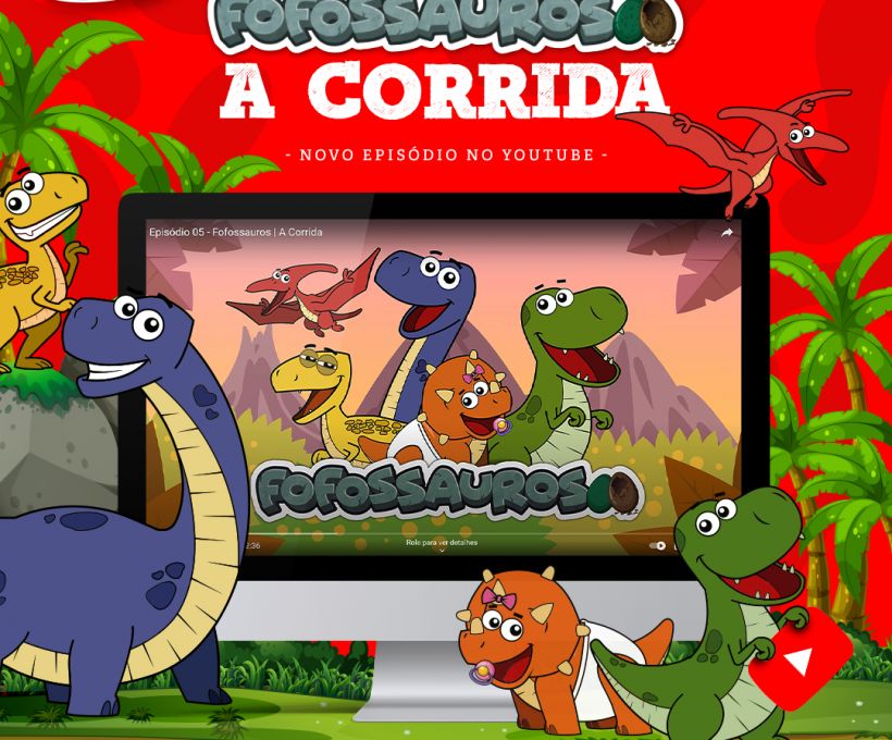 Novo episódio Fofossauros
