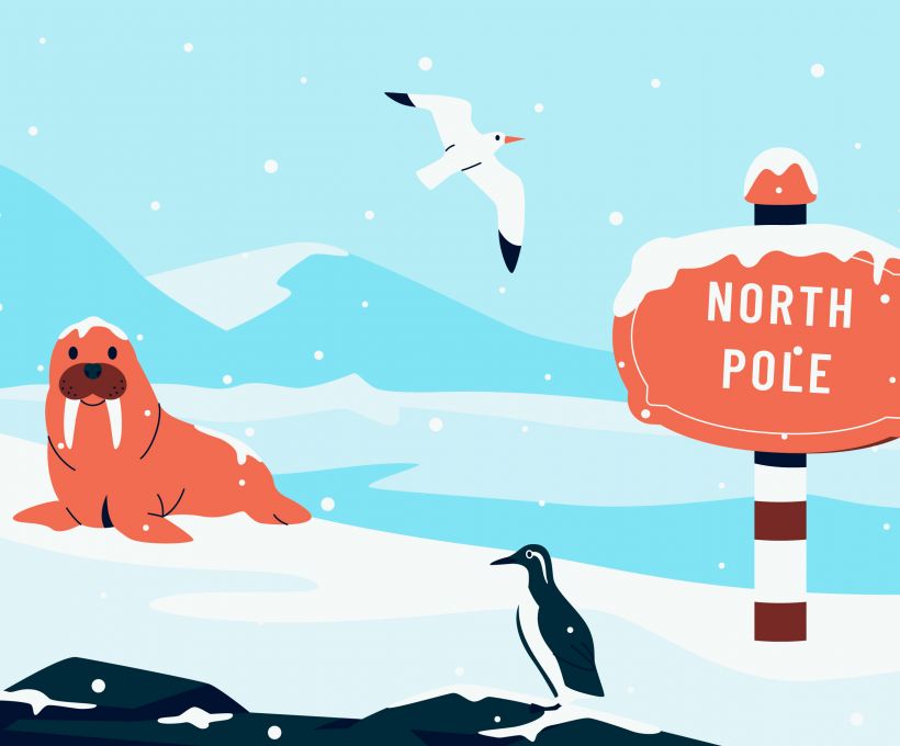 Qual o mais frio: o Polo Sul ou o Polo Norte?