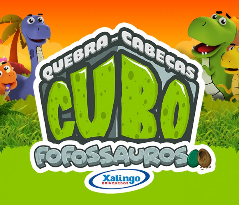 Cubo Quebra-Cabeças Fofossauros