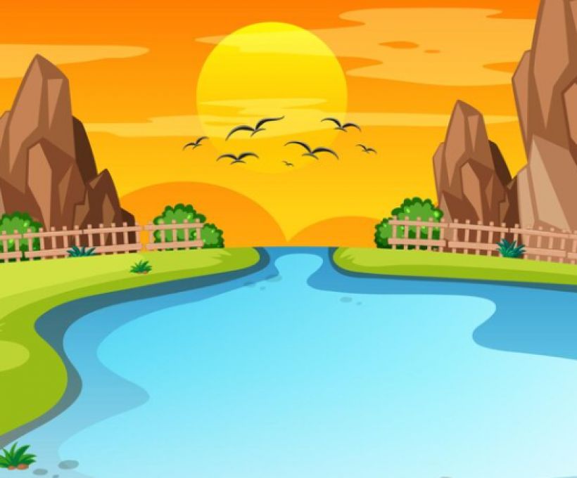 O que é o que é: atravessa o rio, mas não se molha?