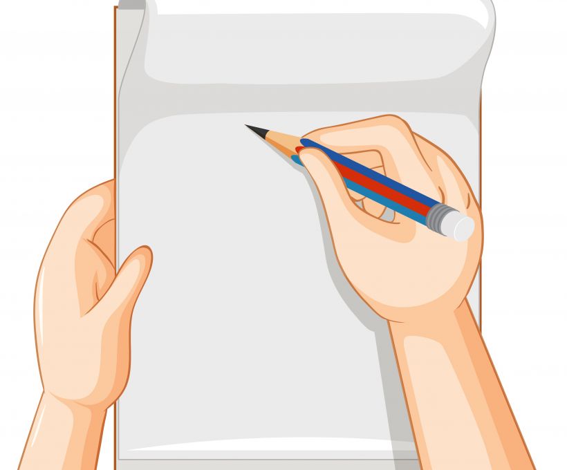 O que é o que é que o lápis disse para o papel?