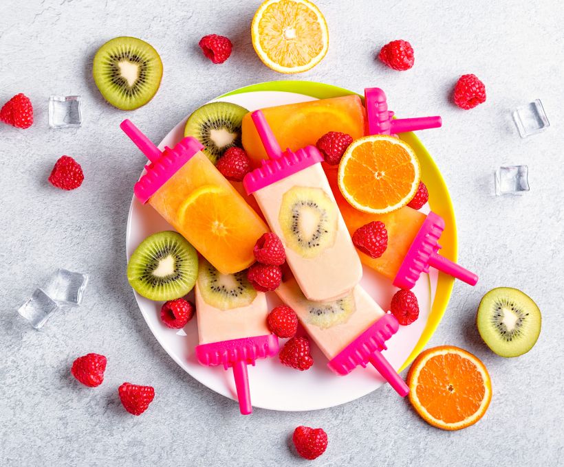 Picolé de frutas